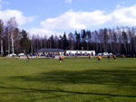 Sportplatz in Zschorlau nun mit Rasendecke